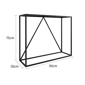 FUFU Tavolini Ingresso Tavolo, Tavolo Metallo Consolle da Ingresso Dietro Coach Divano Slim Voce della Tabella for Contro Ogni Muro in Ogni Stanza 2 Colori, 2 Formati Tavolini da Divano