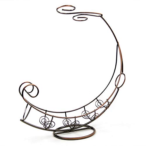 Portabottiglie da bancone – Supporto per vino – non richiede assemblaggio, in metallo color bronzo – Portabottiglie – Portabottiglie – Portabottiglie – Portabottiglie da tavolo