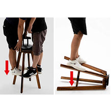 XEWNEGTZI Sgabello da Bar retrò Sedie da Bar Girevoli A 360°, con Cuscino in PU E Facili da Montare, per Colazione, Cucina, Pranzo, Sgabello Alto in Legno Massello, Carico 180 kg (10 Colori)(Color:K)