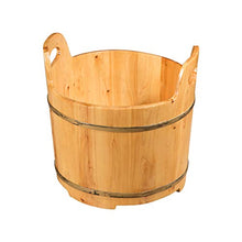 Legno Pediluvio per Vasca for I Piedi Bacino di Am Barilotto Del Pediluvio, Barilotto Di Legno Del Piede Del Solido, Pediluvio, Bacino Di Pedicure, Bacino Di Massaggio Del Piede, Famiglia, Hotel, 41 *