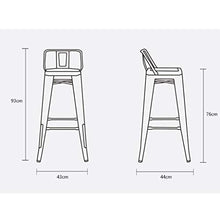 hsj WDX- Bar Stool Bar Stool Moda Creativa Bar Chair Casa Schienale Alto Seggiovia Bar Stool Rotante ad Alta Sgabello Sgabello Colazione Ristorante Ascensore Sgabello Confortevole (Color : Green)