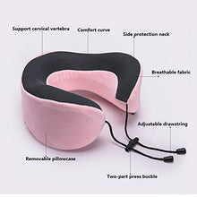 FSGD Cuscino, a Forma di U Cuscino di Corsa a Forma di U Collo Cuscino Portatile a Lunga Distanza aeromobili Sonno artefatto Pelo