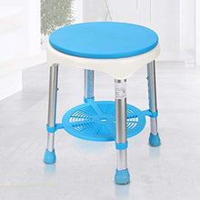 Sgabello da Bagno Girevole Regolabile in Altezza con ripiano per Pedale Max.150 kg 13 Pollici 0110