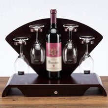 MCBODOG Cremagliera del Vino con Il Supporto d'attaccatura dei calici, scaffale di Esposizione fissato al Muro della Bottiglia di Vino, alla Moda