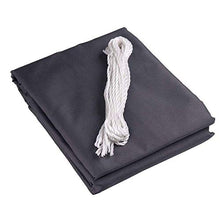 WXQIANG - Tenda parasole per esterni, impermeabile, resistente ai raggi UV, resistente alla temperatura, protezione solare disponibile, isolamento termico, colore: nero, dimensioni: 3 x 4 x 5 m