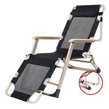 SHUAIIJUAN Sedia per il tempo libero domestico Reclining Relaxer sedia da giardino Sdraio da spiaggia Sedia - regolabile Cuscino imbottito Head, pieghevoli patio esterno Lounge Poltrone for Pool Side