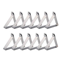 12 Pcs Tovaglia Clip LMYTech Tovaglia in Acciaio Inox Clip / Metallo Tovaglia Clip Calibro Fino a 2 Inch / 50 mm - Argento