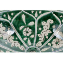 Baila - Lavabo Talavera dipinta a mano, modello Cerames, 46 x 38 x 15 cm, in Messico