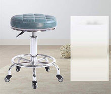 Poltrone Nubao Pelle spogliatoio Tavolo Sgabello PU con Pedali Bar Stool Soggiorno Salone di Bellezza Ufficio Hotel Altezza Regolabile Sedia Girevole (Colori: A1, Size: 32 * 44-56CM)
