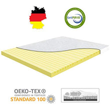 BedStory - Coprimaterasso ortopedico a 7 zone, in schiuma fredda, dimensioni: 160 x 200 x 5 cm, traspirante, con rivestimento rimovibile ipoallergenico per letti/divani scomodi