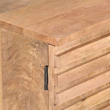vidaXL Legno Massello di Mango Credenza Madia Mobile Armadietto Armadio Mobiletto Alto Portaoggetti Cassa Cassapanca Mobili 65x30x75 cm