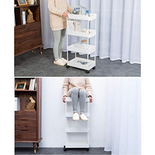 &ripiano di stoccaggio Scaffalature in ferro battuto Soggiorno camera da letto Trolley Scaffale multi-scaffale Cucina da bagno con portapacchi Scaffale di finitura (Color : A)