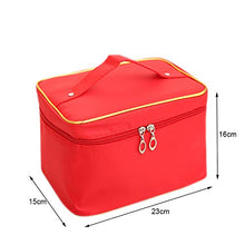 TREESTAR Creativo Sacco Di Lavaggio Borsa Da Viaggio Impermeabile Custodia Di Grande Capacità Caso Cosmetico Borsa Cosmetica per Il Lavaggio Portatile Con Gancio per Uomini Donne Che Viaggiano (rosso)