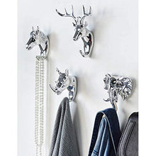 Hacoly ganci portasciugamani creativo ganci da parete a forma per Bagno guardaroba Appendiabiti Ganci Gancio adesivo impermeabile Gancio autoadesivo(avere Unghie e vite) 1 Pz-Bronzo a testa di cavallo