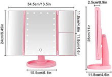 Specchio Specchi di Trucco 22 luci a LED luci Flessibili per vanità ingrandimento Touch Screen Beauty Cosmetici Regolabili