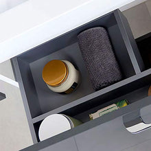 Randalsa Happy mobili 80 cm | Grigio | 81 x 91 x 46 cm | Mobile con 2 cassetti + lavabo in Ceramica