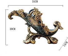 ZLJ Retro Bronzo Salotto Europeo Desktop Portico Decorazione partizione Decorazione portabottiglie Vino Creativo Bar Vino Fantasma Decorazione vetrinetta Elegante e Bella