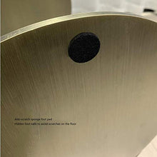 Jcnfa-Tavoli Tavolo Finale C, tavolino in Metallo in Acciaio Inox Spazzolato (Color : Gold, Size : 13.77 * 13.77 * 18.89in)