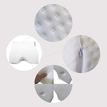 HXY Cuscino per Il Collo ABS Scheletro in Acciaio plastico, Coperchio Lavabile in Memory Foam ipoallergenico, Ideale per Il Riposo a Riposo Supporto per la Schiena/Testa e Mento