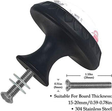 Carlino Bulldog francese Pomelli per Porta Set di 4 Pomelli per Mobili Manopole per Cassetti Cucina Armadio Vetro
