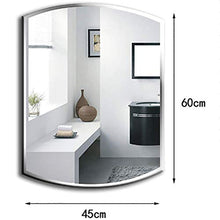 ZHTY Specchio da Parete per Il Bagno, Specchio per Il Trucco Senza Cornice Specchio per Il Trucco da Bagno Specchio per Il Lavaggio Specchio Decorativo, 45 Volte; Decorazione da 60 cm