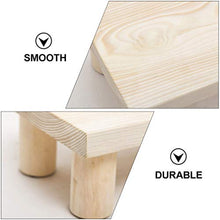WINOMO Bambini Sgabello di Legno WC Potty Training Bagno Cucina Sgabello Comodino Sgabello Passo per I Bambini Adulti