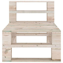 SKM Set Divani da Giardino su Pallet 7 pz in Legno di Pino (143.36kg)