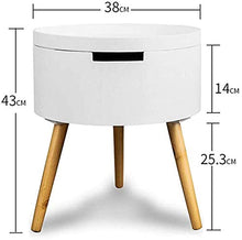 NL Comodini Camera da Letto Tavolino Semplice tavola Rotonda Piccolo Tavolo Rotondo Soggiorno Tavolo da Letto Camera da Letto Comodino Comodino Moderno Creativo Semplice tavolino da caffè