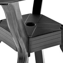 Qnotici Tavolo da Giardino Pieghevole in plastica, Tavolo da Giardino per Il Tempo Libero all'aperto, Tavolo da Giardino per riunioni di Famiglia 70 x 70 x 72 cm  Antracite