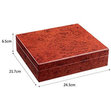 Getrichar Humidors di sigari, comodità di Viaggio con comodità di Sigaro, idratante humerors di Sigaro in Legno di Cedro, scatole di Vernice in Legno massello, Buon Umore, buona Vita a casa