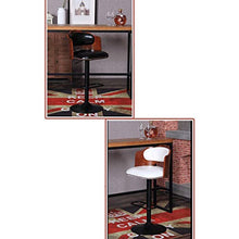 Sgabello da bar WGZ in legno massello sedia bar sedia ascensore girevole sgabello alto moda moda (colore : bianco)