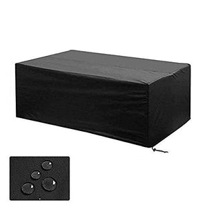 Jiayida Copertura per Mobili da Giardino 240x162x100 CM Copertura per Tavolo da Pranzo, Impermeabile Copridivano per Esterno, Giardino Rettangolari Copertura, Anti Vento, Polvere, Pioggia