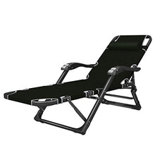 SHUAIIJUAN Sedia per il tempo libero domestico A scomparsa Sunlounger Beach Bed Reclining Culla Giardino regolabile in 5 posizioni Patio Lounge Poltrone for Outdoor escursionismo 441lbs campeggio di s