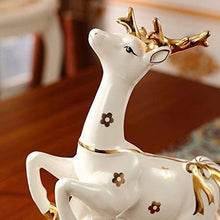 N/Z Arredamento per la casa Artigianato Decorazione Creativo Portabottiglie Decorazione Soggiorno Armadietto del Vino Europeo Decorazione in Ceramica Mestiere dei Cervi