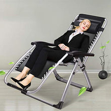 SHUAIIJUAN Sedia per il tempo libero domestico Zero Gravity reclinabile con poggiatesta esterna Giardino Sdraio reclinabile Sedie sdraio a sdraio for Patio, campeggio, spiaggia, Deck Max.150kg - Blu