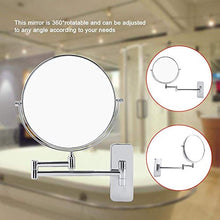 Specchio da toeletta a LED, specchio a parete, specchio ingranditore 10x da 7,87 pollici Specchio girevole da 360 gradi doppio lato rotondo specchio girevole Specchio da barba pieghevole da bagno Spe