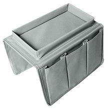 THEE Bracciolo Portaoggetti da Appendere Sedia da Scrivania Divano Slipcovers TV Telecomando Controller Supporto Borsa Organizer da Tavolo Grigio