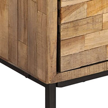 vidaXL Credenza Legno di Teak Recuperato Stile Vintage Mobile Armadietto Madia