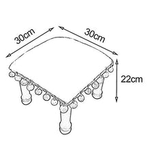 Cambia Panca per Scarpe LIANGLIANG Pouf Poggiapiedi Salotto, Pouf per Cambio Scarpe in Legno Massello Stile Etnico, Sgabello Moquette Decorazione Domestica Soggiorno Scuola Materna, 3 Stili