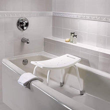 Sgabello da Bagno a doghe Regolabile in Altezza, Sedile da Bagno Resistente per ped Antiscivolo Max.150 kg 20x11 Pollici 0110