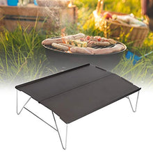 Fdit1 Tavolo da Picnic Pieghevole da Campeggio per Barbecue all'aperto da Campeggio Pieghevole da Tavolo in Lega di Alluminio