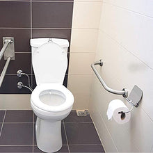 KiKiHong Maniglione Doccia Bagno Maniglione di Sicurezza Acciaio Inossidabile Maniglione Bagno per WC, Bagno, Cucina (30cm)