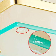 Mensole da Bagno con   ripiano in Vetro angolare per Asciugamani Mensola da 24 Pollici a Parete Ispessita Robusta mensola da Cucina antiruggine 1208 (Colore: 2 Strati, Dimensioni: 50 cm)