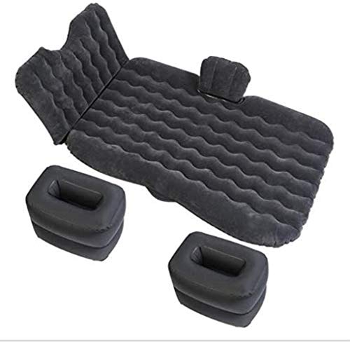 HongLianRiven Lettino da Viaggio Addensato Materasso Tornio Impermeabile Car Travel Materasso Gonfiabile Tornio Cuscino ispessite Outdoor Divano Nero 5-14