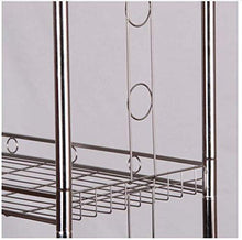 YAeele. Stoccaggio scaffale scaffale Incorporato in Metallo Cucina Verdure Verdure stoccaggio Rack Bagno Bagno spetta detriti detriti Buone Vita Helper Cucina Regalo