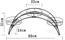 Mensole Portafiori Eleganti in Metallo ad Arco in Metallo con Supporto da Giardino, O&YQ