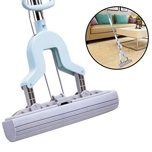 SSAYY Spray Mop Mop Telescopico con Manico in Spugna Assorbente Tipo Pieghevole Evitare Il Lavaggio A Mano Mop per Pulizia Strumento per La Pulizia del Pavimento di Casa Acciaio Inossidabile