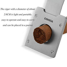 Cxjff Cigar Cutter, Portatile Tasca dell'Acciaio Inossidabile ghigliottina Cutter Tasca dell'Acciaio Inossidabile Strumento di Sigaro con Scatola Regalo Invia Tuo Padre E Fidanzato Il Migliore Regalo