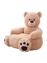 Qians Sedia con Personaggio in Peluche per Bambini Morbido Peluche Cartoon Animals Baby Sitter Sedia Imparare a sedersi Sedili con Cuscino per Il Regalo di Festa di Compleanno di Natale Classic