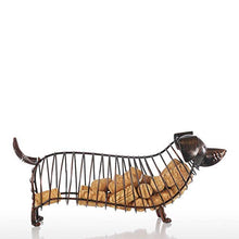 Tooart Wine Cork Holder, Contenitore per Vino Cork in Ferro Bassotto, Marrone, 13,8 * 4,7 * 5,9 Pollici